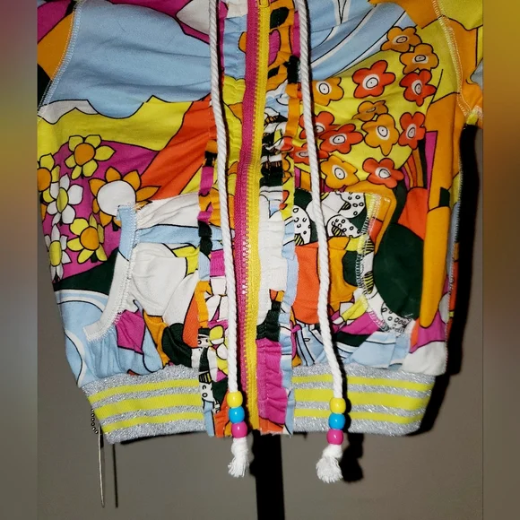 Peace Of Cake Colorful Kids Hoodie NWT Size: 4-6X - Picture 4 of 7